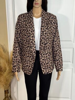 LEOPARD PRINT WOMEN'S BLAZER